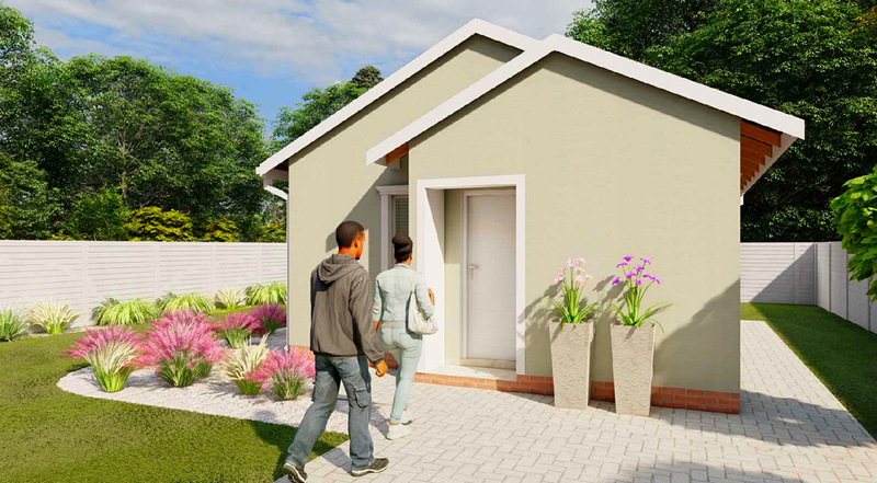 2 Bedroom House for Sale in Windmill Park | Plot 11218 | New Development | 40.95m²