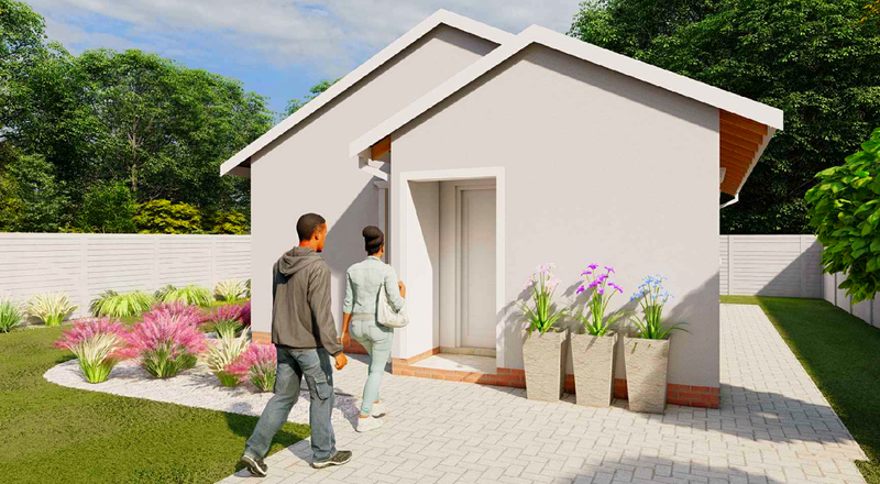 2 Bedroom House for Sale in Windmill Park | Plot 11227 | New Development | 56.7m²