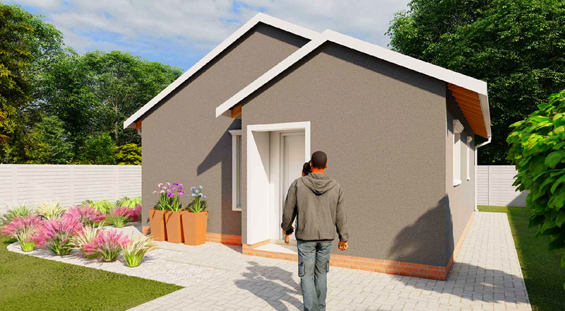 2 Bedroom House for Sale in Windmill Park | Plot 11241 | New Development | 61.3m²